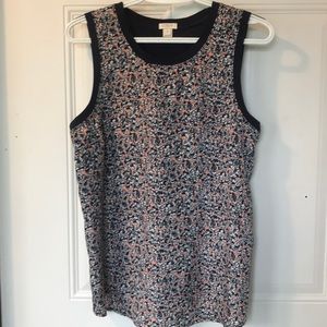 J Crew floral tank